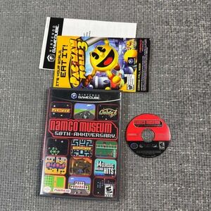 Namco Museum 50th Anniversary Nintendo GameCube GC Black Label Arcade Hits